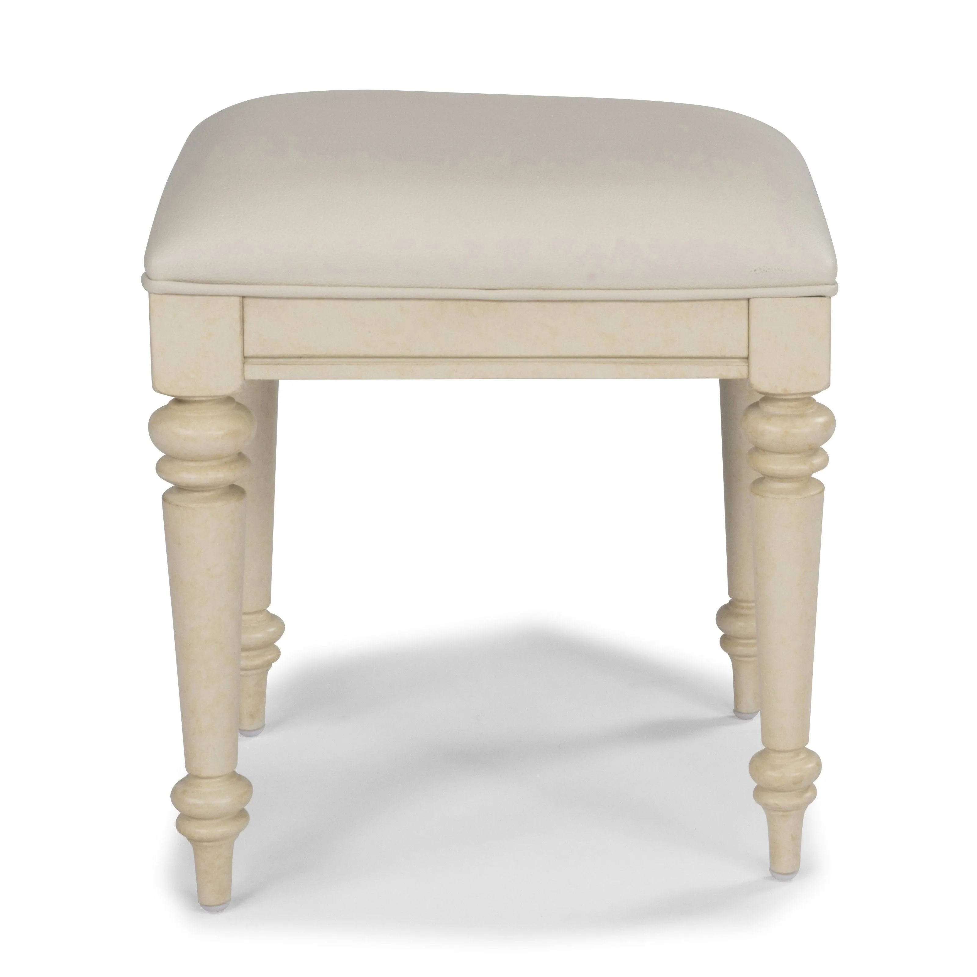 Homestyles Provence Vanity Bench, Off-White