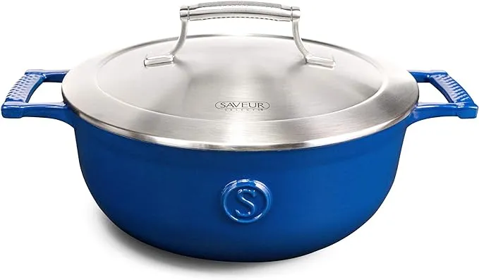 Saveur Selects Voyage Enameled Cast-Iron 3.5-qt. Saucier