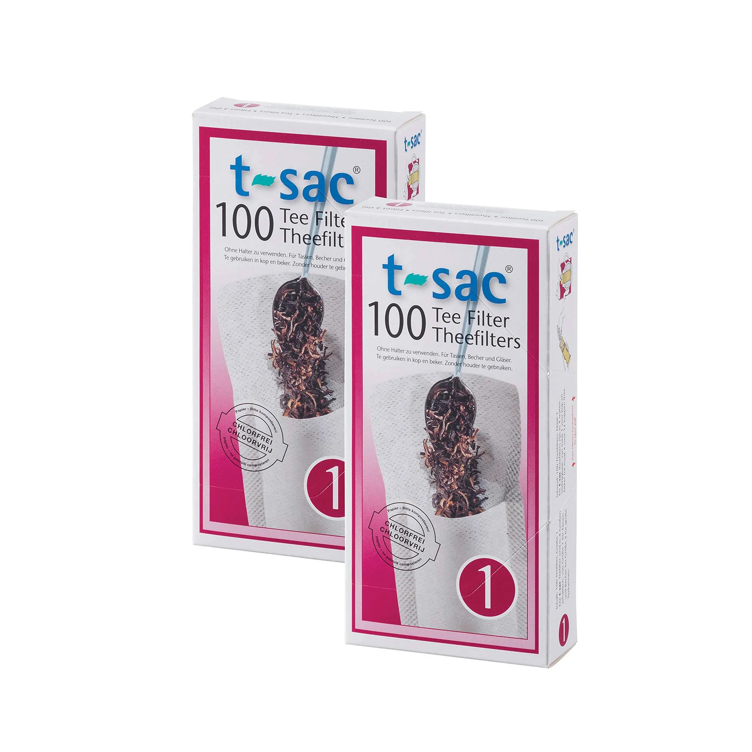 HIC Kitchen T-Sac Tea Filter Bags