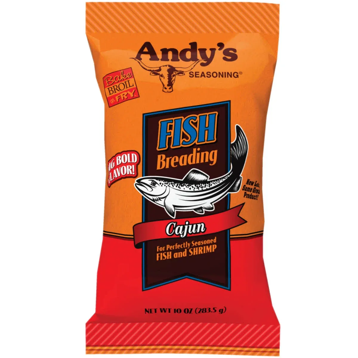 Andy's Seasoning Fish Breading Cajun 5 Lbs