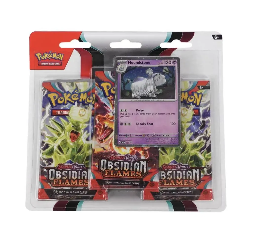 Pokemon TCG: Scarlet & Violet - Obsidian Flames Three-Booster Blister