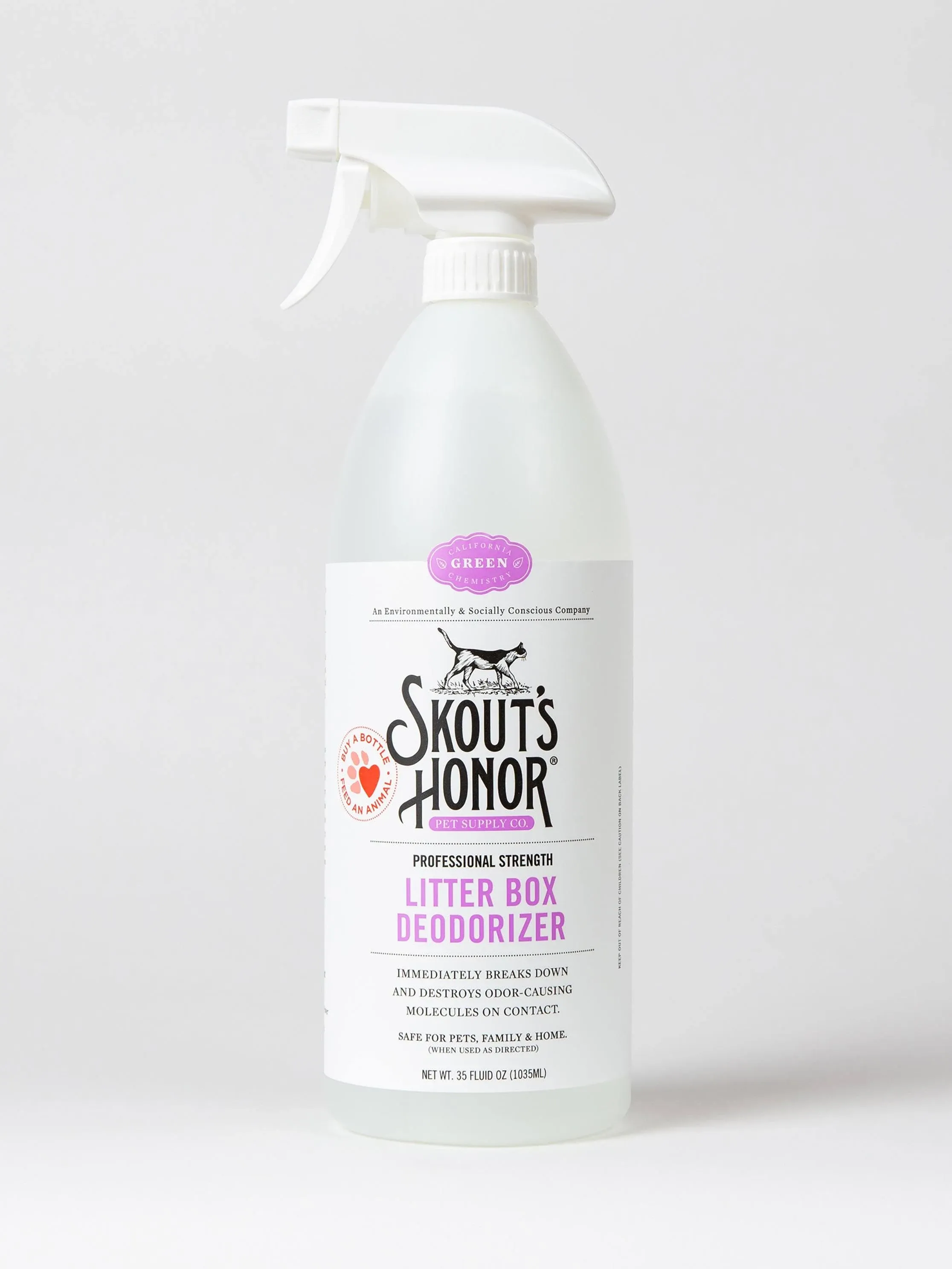 Skout's Honor Litter Box Deodorizer, 35 oz