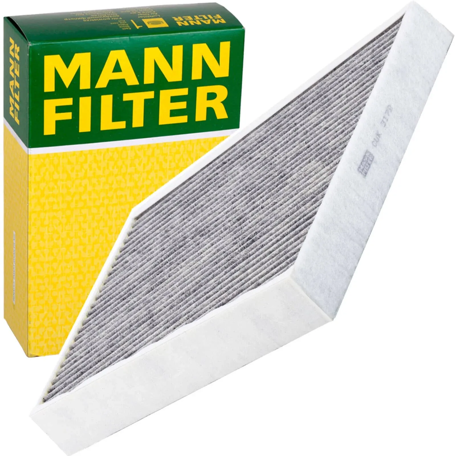 Mann Filter CUK 3172 Automotive Cabin Air Filter with Activated Carbon, Car & Truck Passenger Compartment OEM Filter Replacement for Mercedes Benz: E350, E320, CLS550 and more