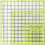 UOOU 4 Pack Quilting Ruler, Square Quilting Rulers Fabric Cutting Ruler Acrylic ...