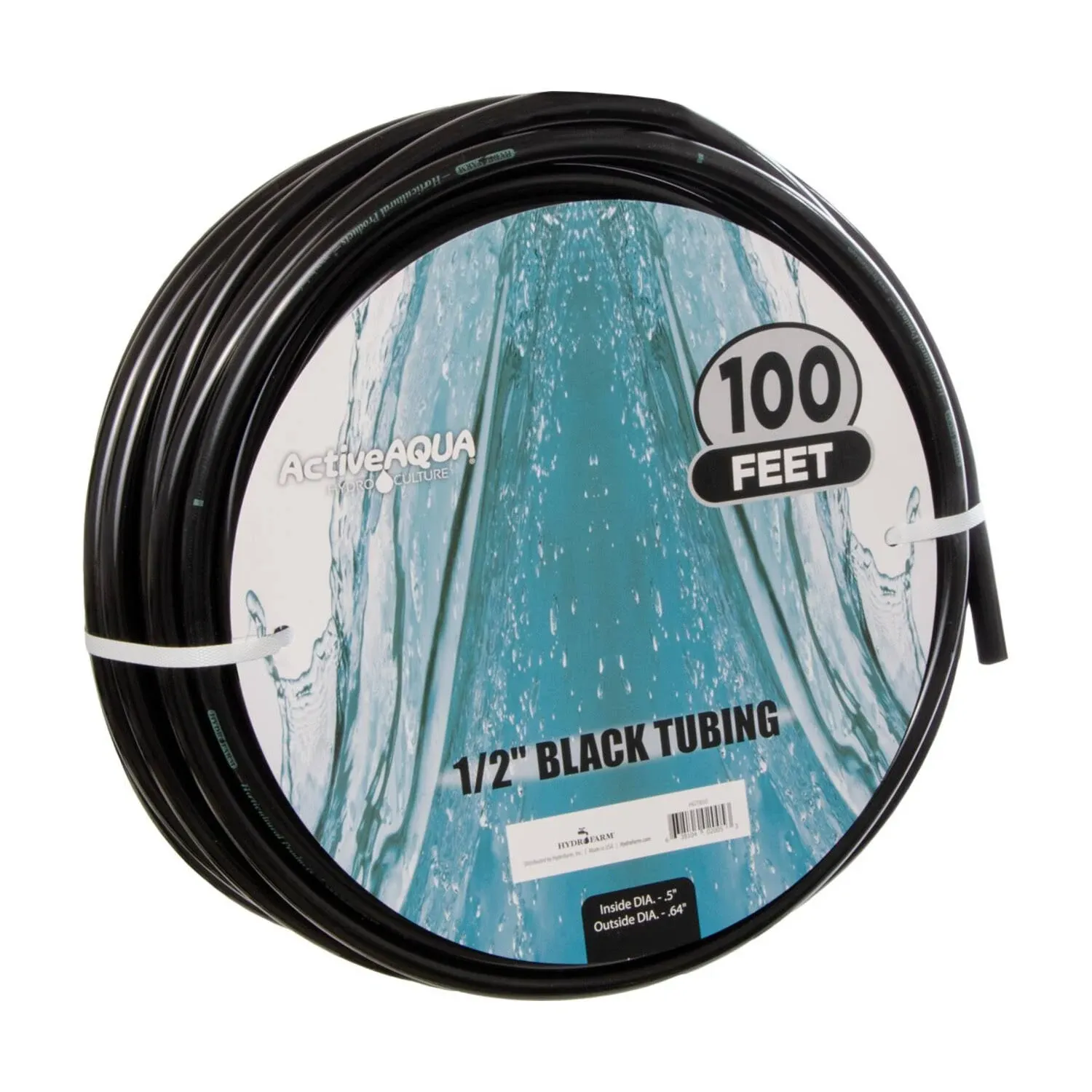 Active Aqua HGTB75 0.75 Inch inside Diameter Vinyl Hydroponic Irrigation Tubing 