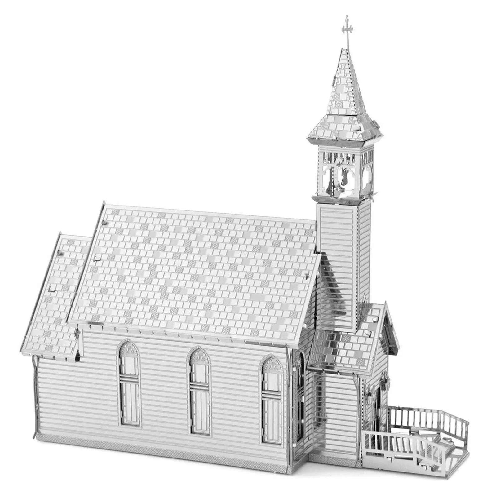 Fascinations Metal Earth Old Country Church Model MMS156