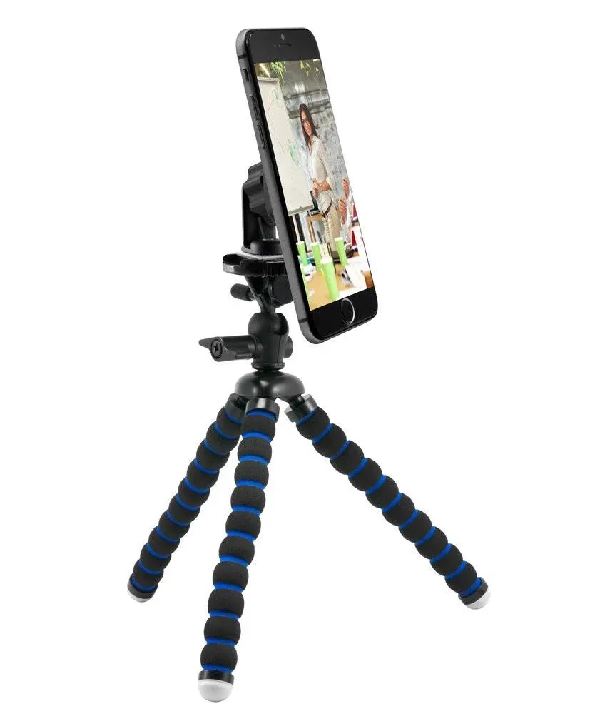 Arkon 11 inch Tripod Mount with Magnetic Phone Holder for Streaming Live Video Retail Black