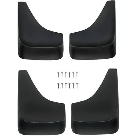 A-premium Splash Guards Mud Flaps Mudguards Compatible with Chevrolet Aveo Camaro Cobalt Corvette HHR Impala Malibu Monte Carlo Prizm S10 4-pc Set