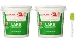 Armour Lard Star Tubs 4lb Pack of 2 Bundle with PrimeTime Direct Silicone Bas...