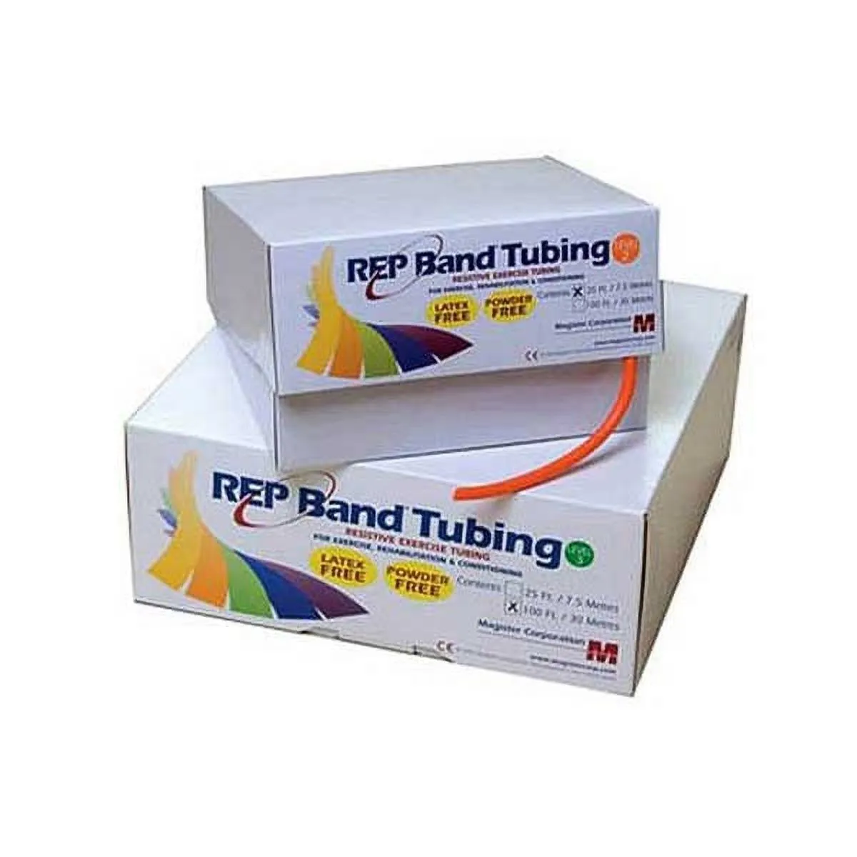 Magister Rep Band Exercise Tubing Resistance Class Cut Tube Latex Free Odor Free