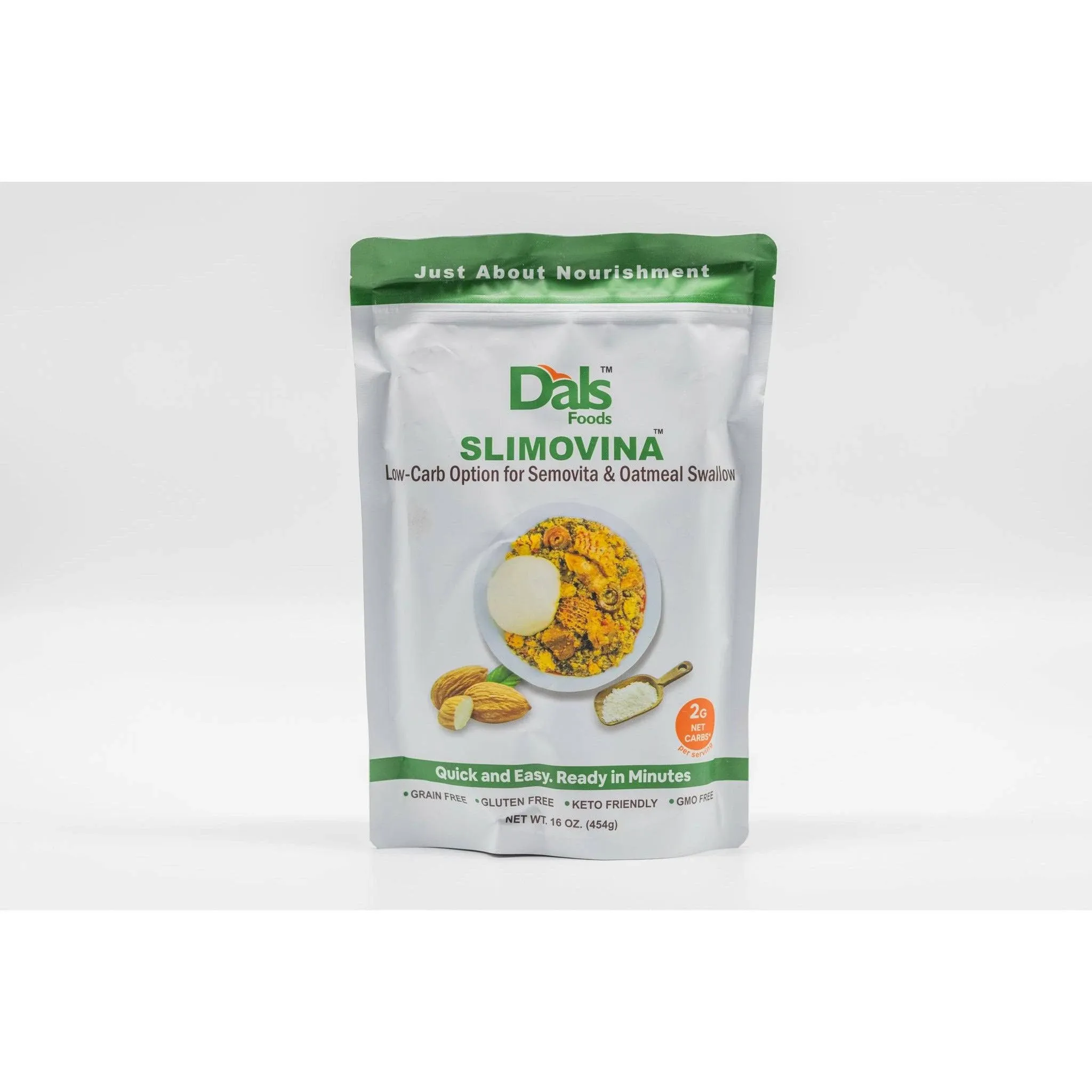 Dals Foods Healthy Nutritious Fufu Slimovina 100% Natural Flour Low-Carb