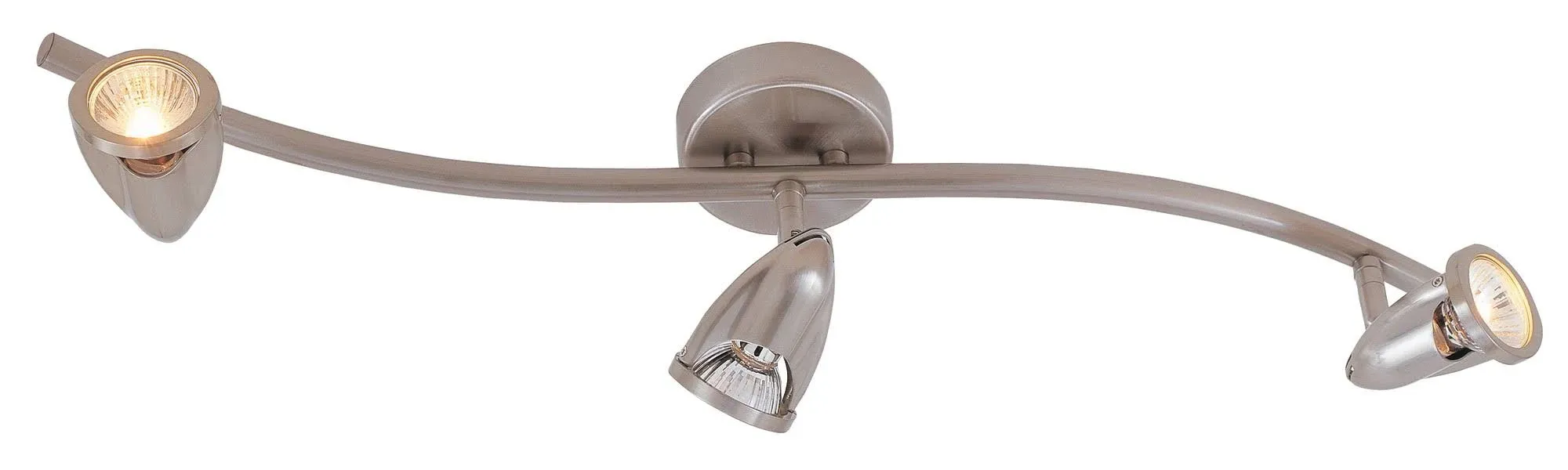 Stingray 3 Light 120V Brushed Nickel Track Light Ceiling Light