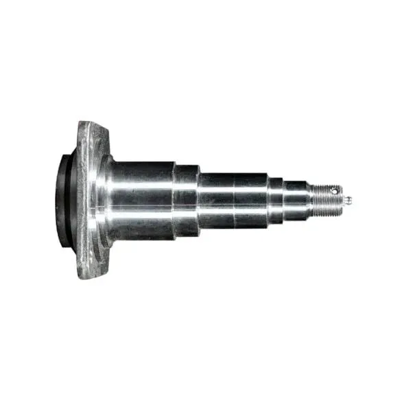 #42 Weld-On Spindle With Flange for 8K | Trailer Parts Outlet