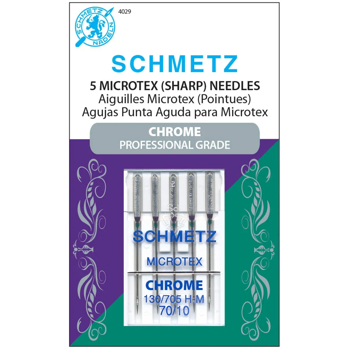 Schmetz Chrome Microtex 70/10