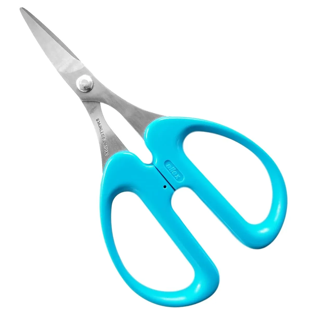 ALLEX Ostomy Scissors Curved Blunt Tips for Cutting Stoma Bag and Wafer, Made in JAPAN, Japanese Stainless Steel Blade