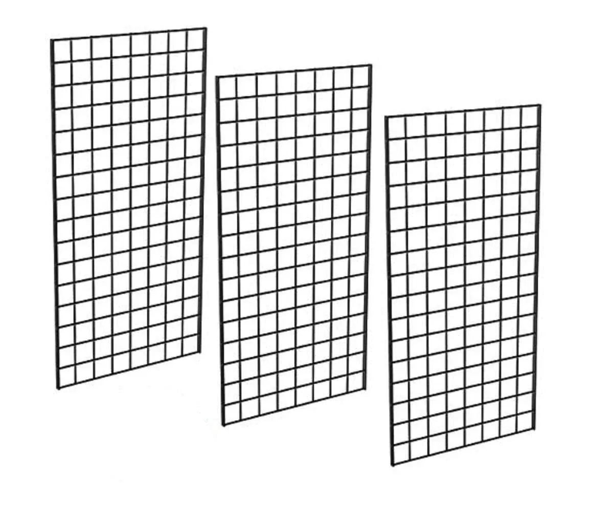 Only Garment Racks #1899BLK (3PCS) Only Garment Racks Commercial Grade Gridwa...