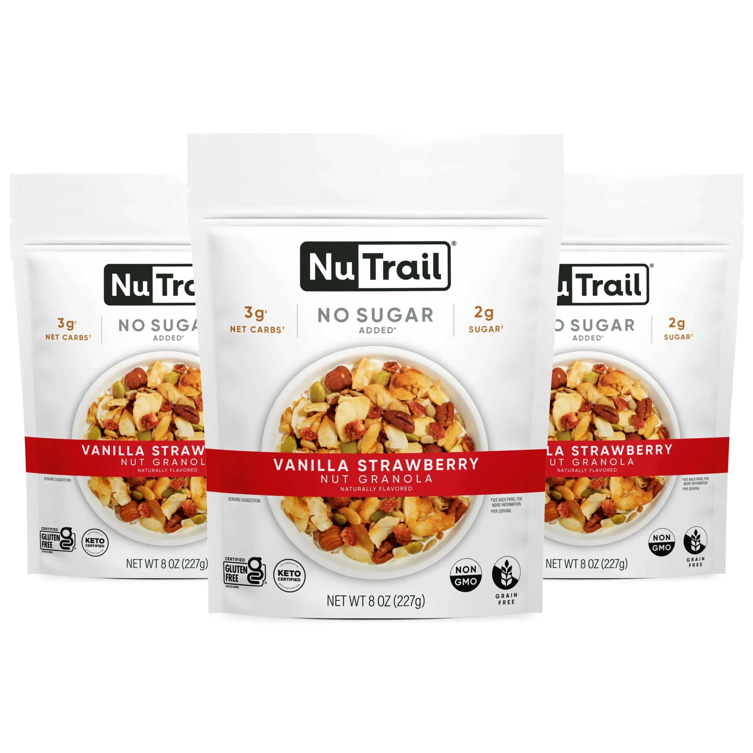 Nutrail Vanilla Strawberry Nut Granola