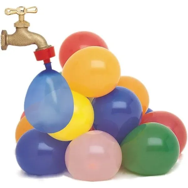 Water Balloons With Nozzle (200 PACK)