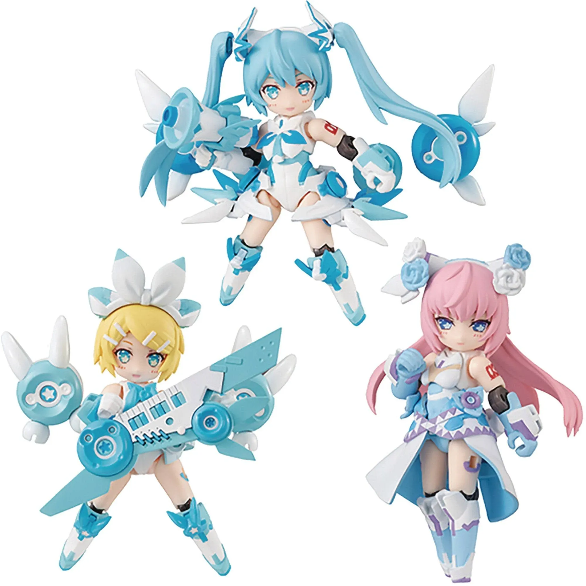 Megahouse Desktop Army: Hatsune Miku - Desktop Singer Snow Miku Figura Sorpresa