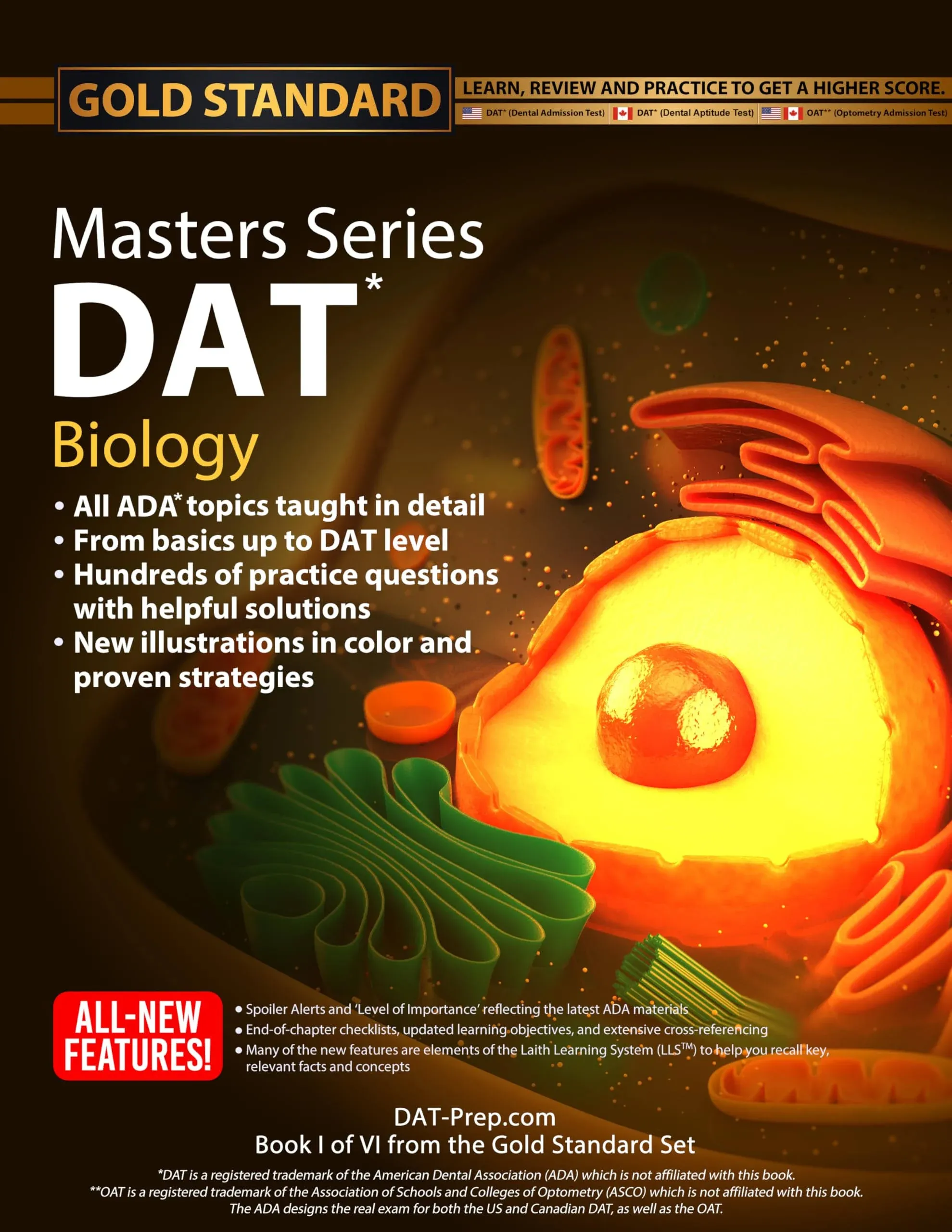 DAT Prep 2024, DAT Biology Review and Practice, OAT Biology Test  | eBay