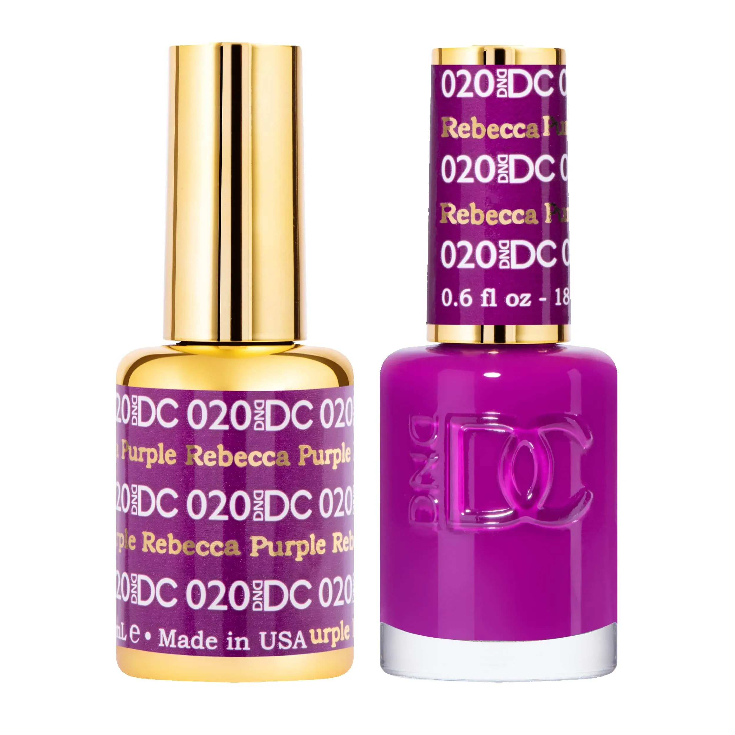 Daisy DND Duo - Gel Polish and Nail Polish, Shades of Purple