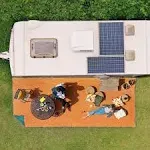 CGear Sand Free LTD CGear Original RV Sand Free Campsite Patio Mat, Orange Agave Large