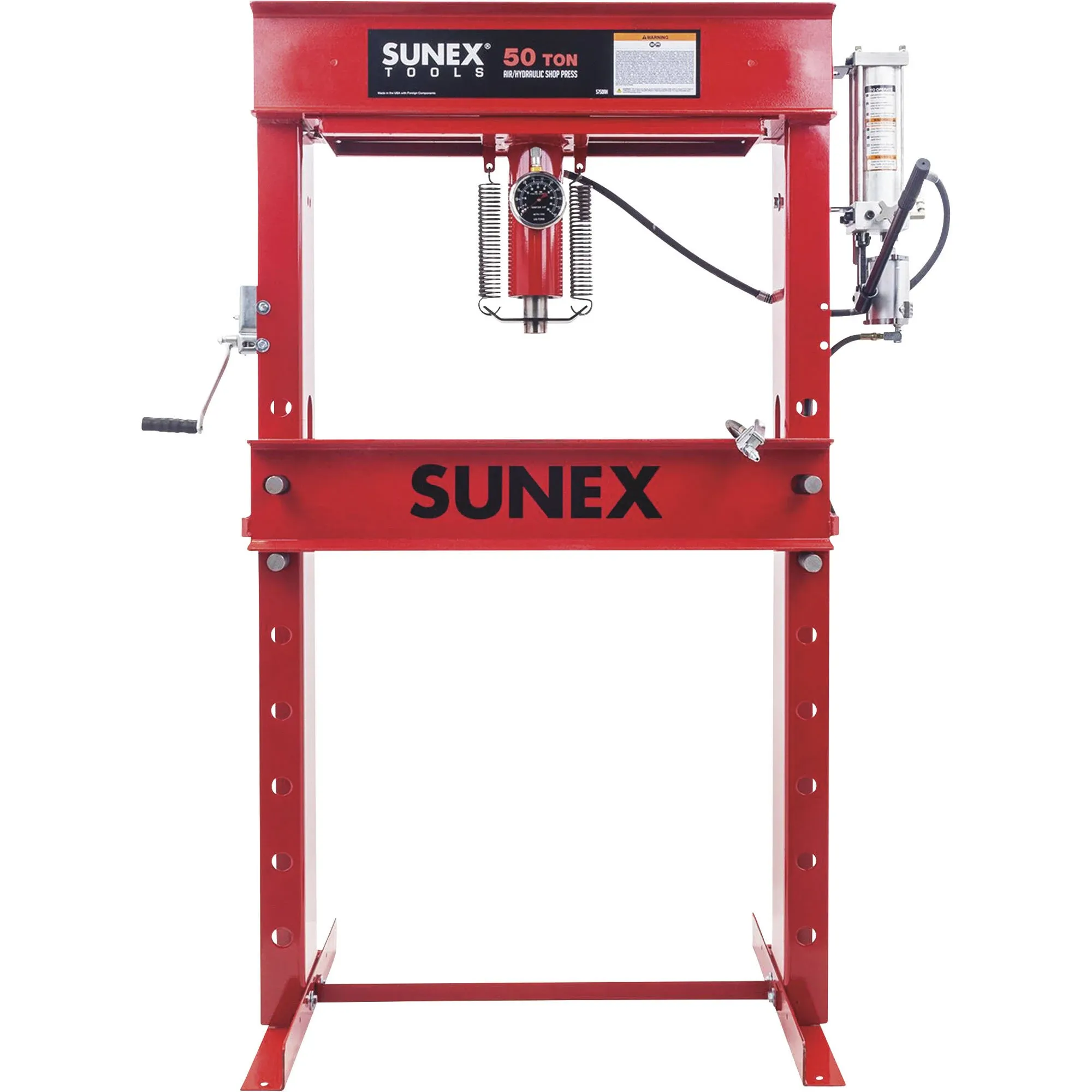 Sunex 5750AH 50 Ton Air/Hydraulic Shop Press