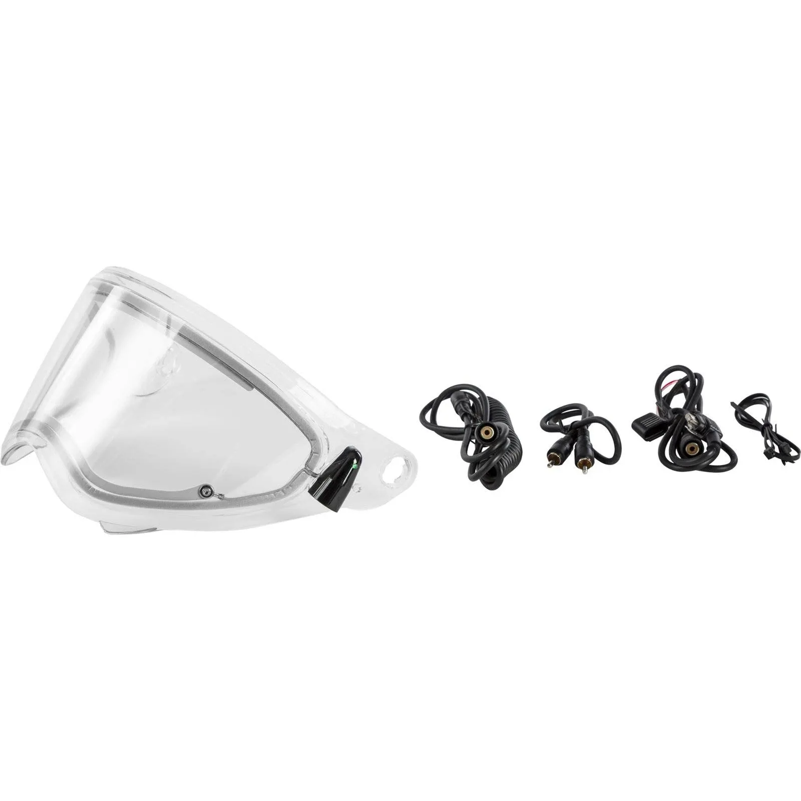 Trekker Helmet Electric Shield Clear W/Cord Kit