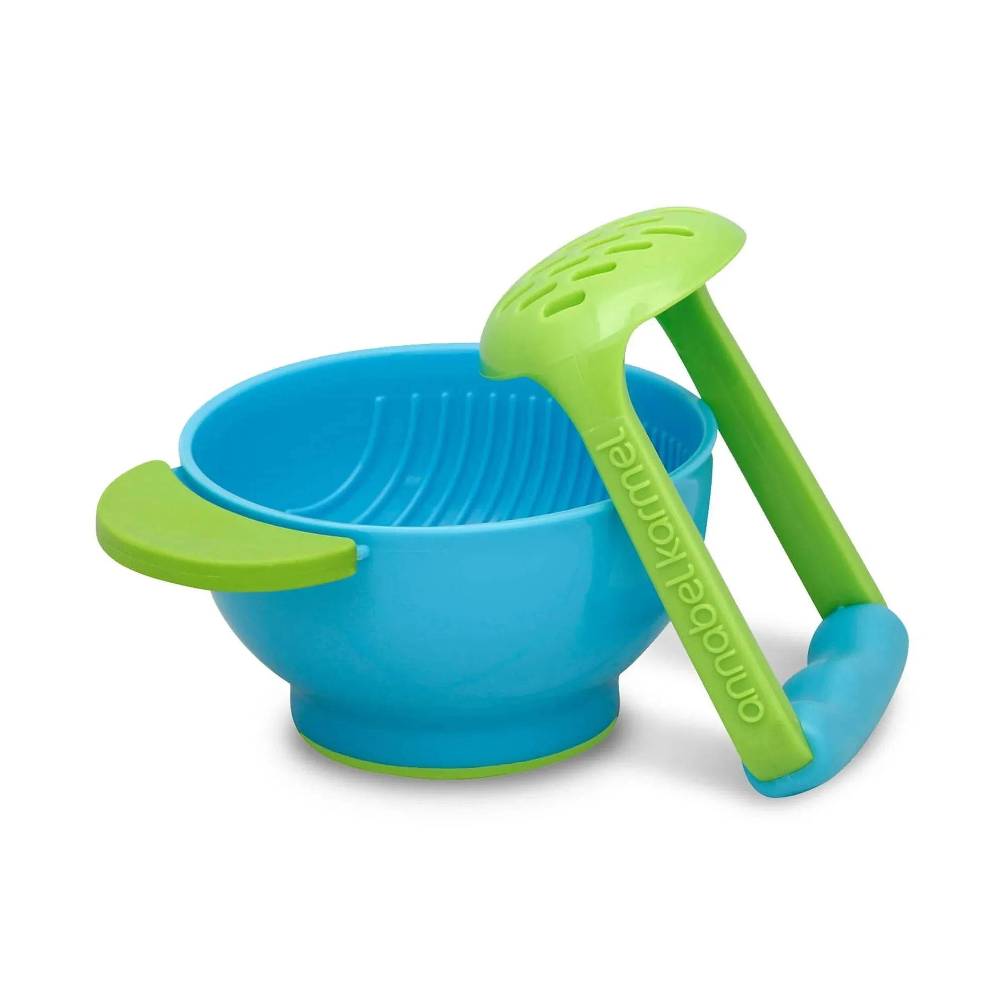 Nuk Mash & Serve Baby Food Masher, Blue/Green