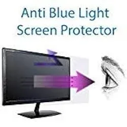 Anti Blue Light Screen Protector for 27 Inches Widescreen Desktop Monitor. Filter out Blue Light that relieve computer eye strain and help yo