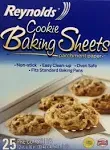 Reynolds Kitchens Cookie Baking Sheets, Pre-Cut Parchment Paper - 25 sheets