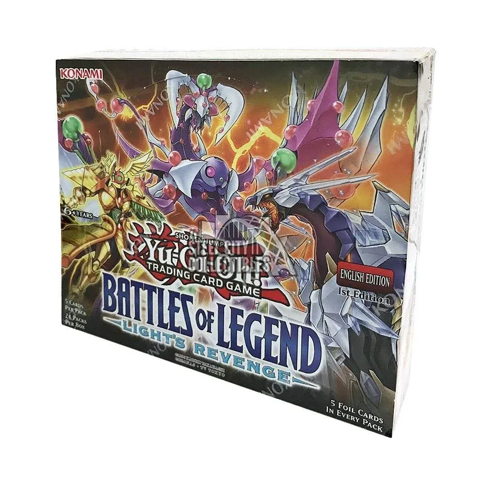 Yugioh Battle of Legends Light&#039;s Revenge Booster Box 1st Edition Factory Sealed!