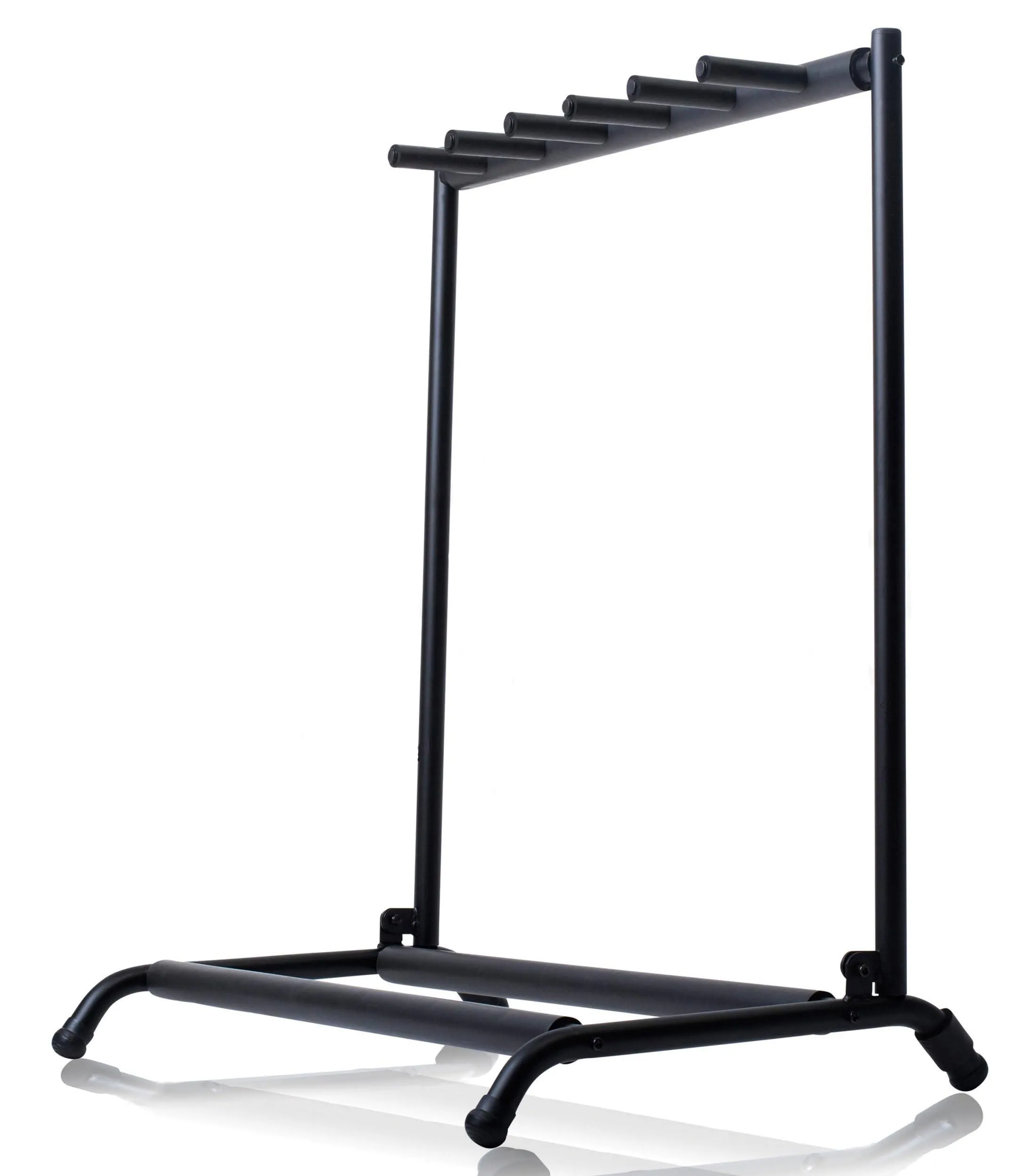 Griffin Five Guitar Rack Stand Holder for 5 Guitars & Folds Up For Easy Transport | Neoprene Tubing Accessories | Ideal For Music Bands, Recording Studios, Schools, Stage Performers & Artists