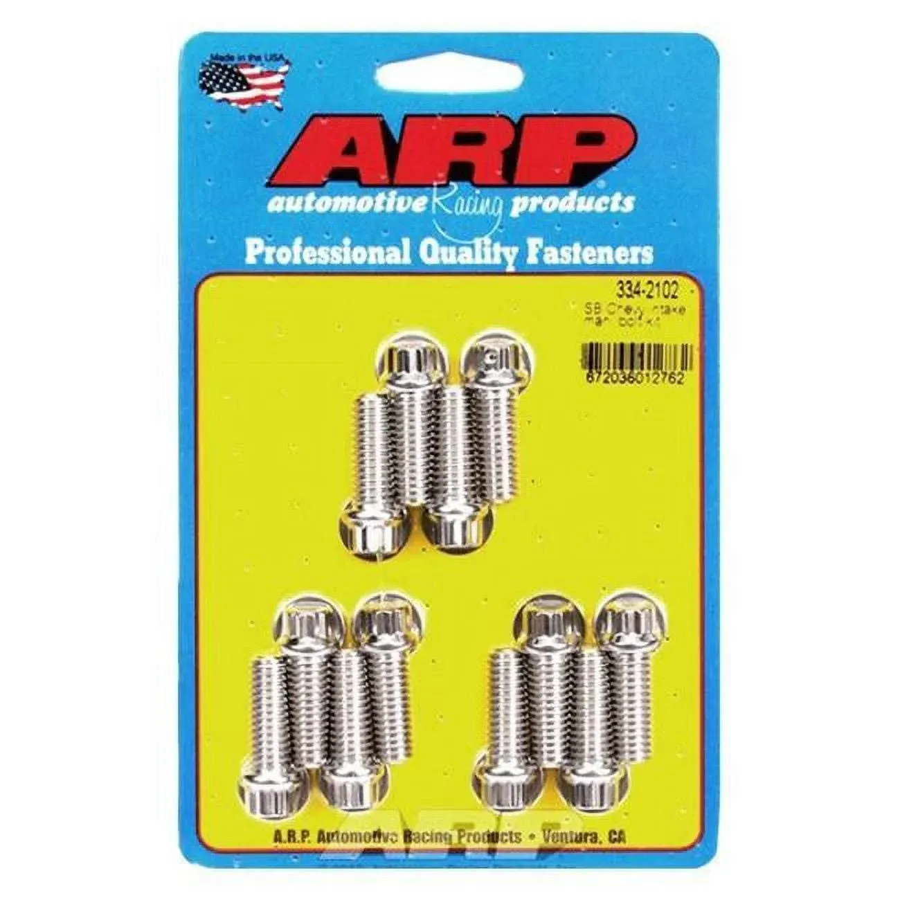 ARP® 334-2102 - Intake Manifold Bolt Kit