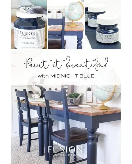 Fusion Mineral Paint Midnight Blue Pint