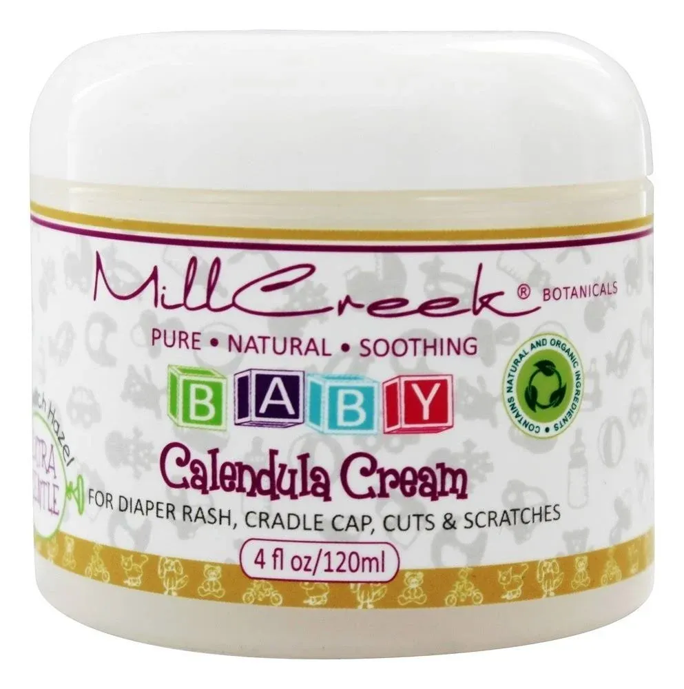 Baby Calendula Cream  4 oz By Mill Creek Botanicals