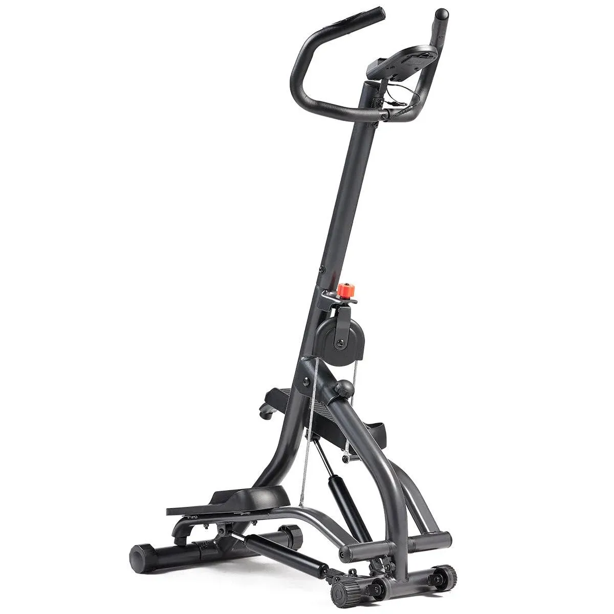 Sunny Health & Fitness Handlebar Climber Stepper, Gray