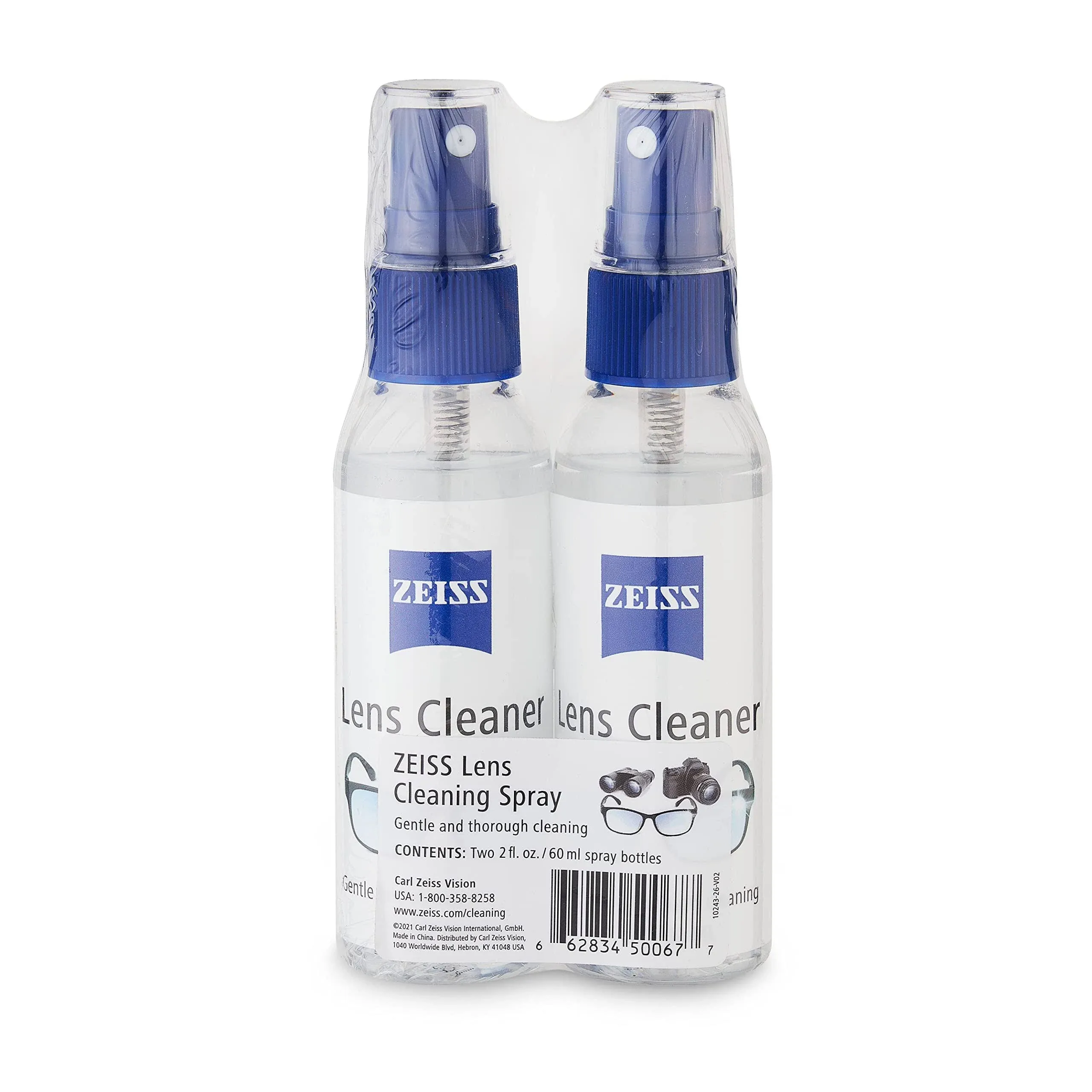 Carl Zeiss Lens Cleaning Spray 2oz Travel Pack