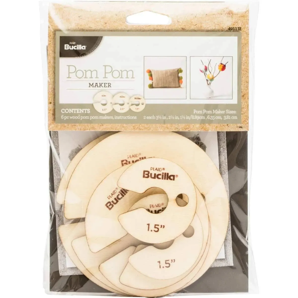 Bucilla Pom Maker, one, 6 Piece