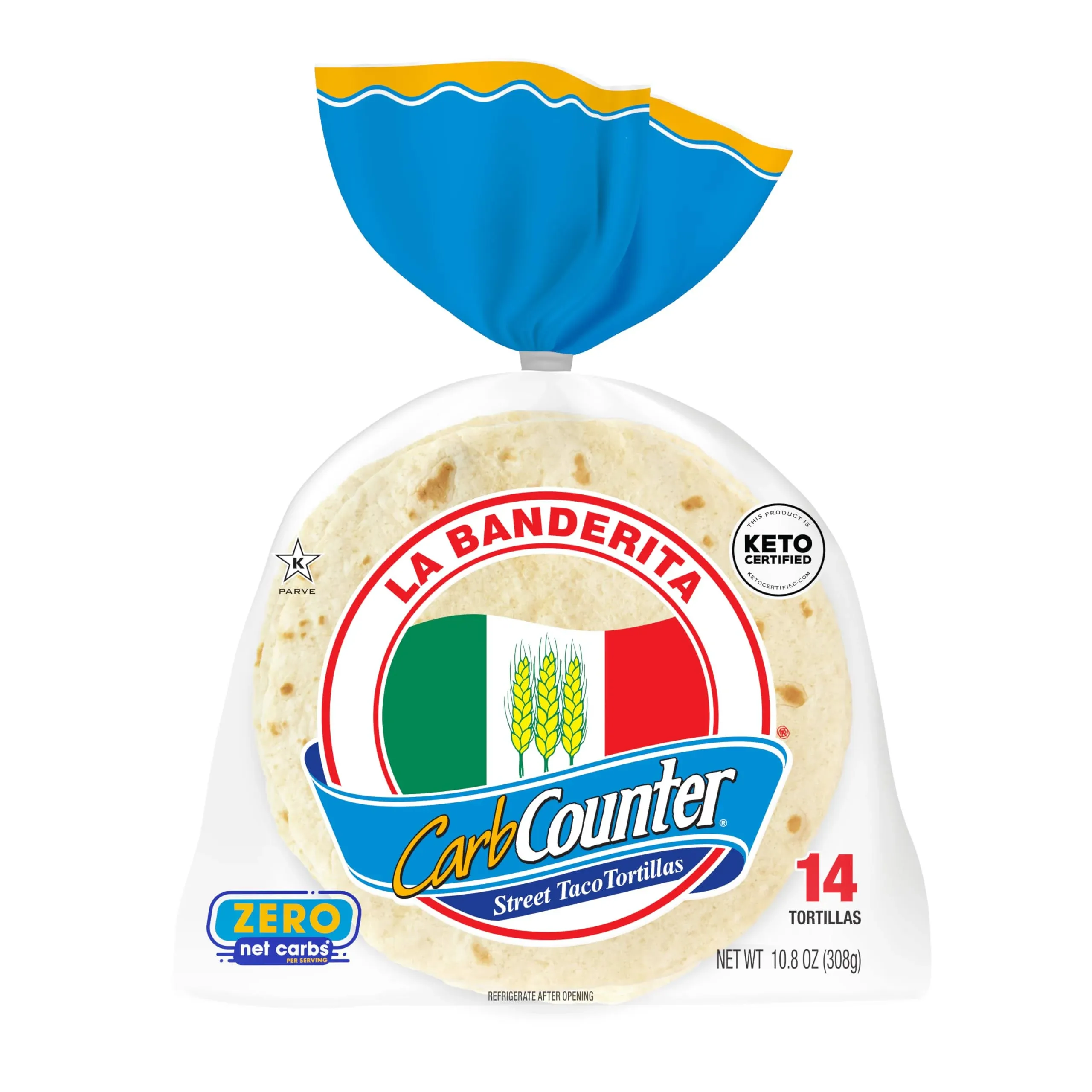 La Banderita Carb Counter Street Taco Flour Tortillas