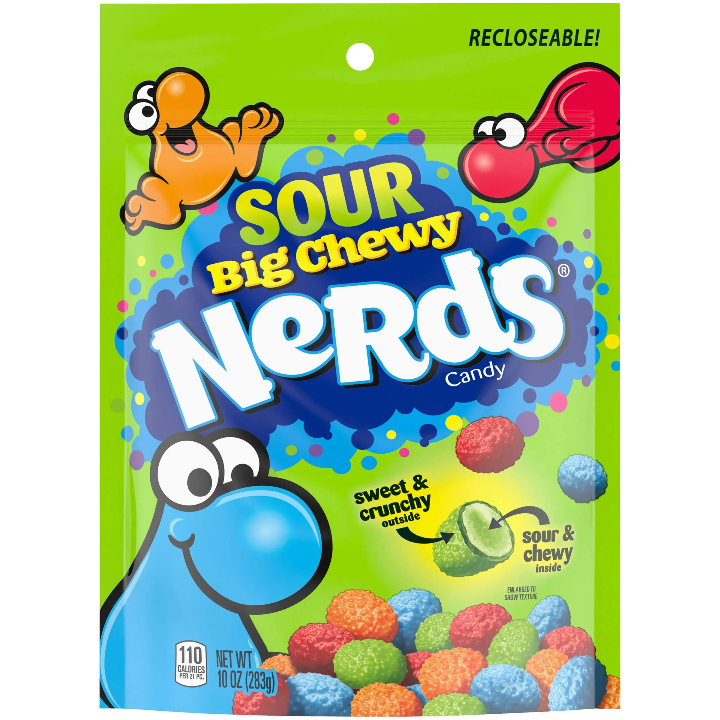 Nerds Sour Big Chewy Candy, 10 Ounce, Pack of 1