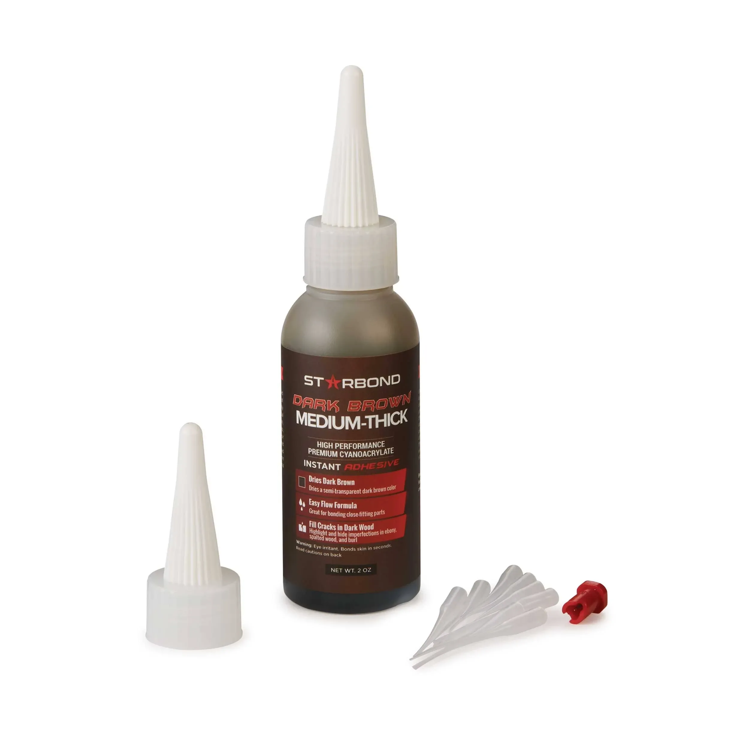 Starbond Brown Medium CA Glue BR-150, 2 Ounce