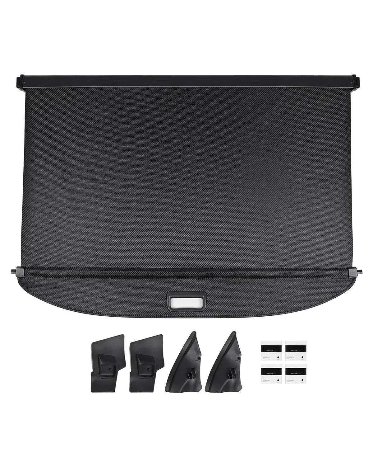 Powerty Cargo Cover for 2020 2021 2022 Tesla Model Y Accessories Trunk Cover Retractable Trunk Shielding Shade Cargo Luggage Cover Black(Not Fit 2023 Models with OEM Cargo Cover Board)