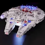 BRIKSMAX Led Lighting Kit for Star Wars Ultimate Millennium Falcon - Compatible with Lego 75192 Building Blocks Model- Not Include The Lego Set