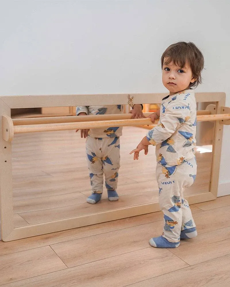 Infant / Toddler Montessori Mirror with Bar | Xiha Toy