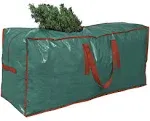 Tree Storage Bag Container With Sleek Zipper And Handles Green NEW