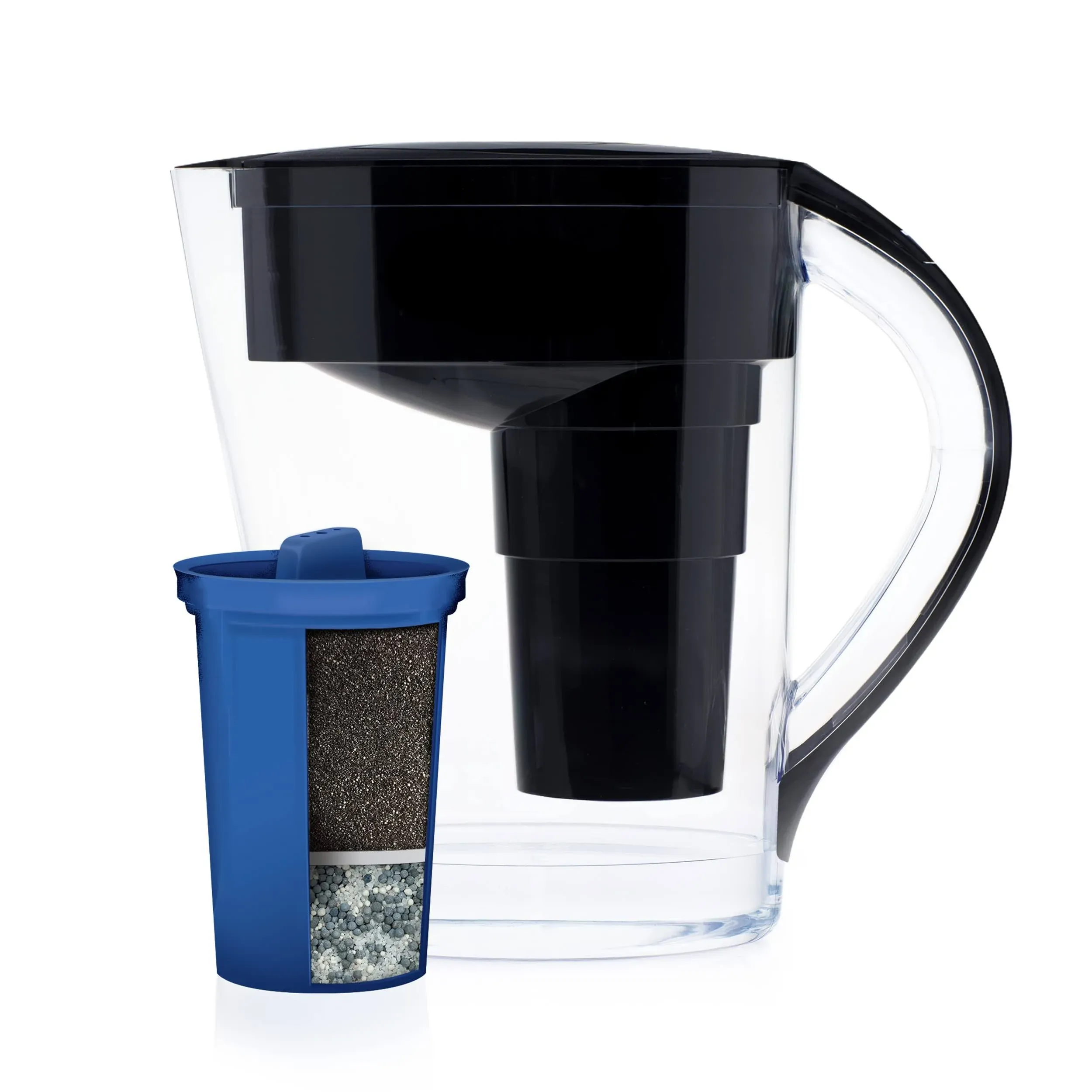 Santevia Water Systems Mina Alkaline Pitcher Black