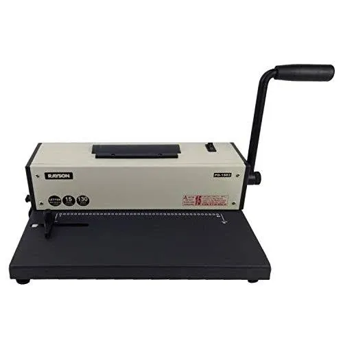 Rayson PD-1503 Coil Binding Machine 4:1 Binder with Electric Coil Inserter