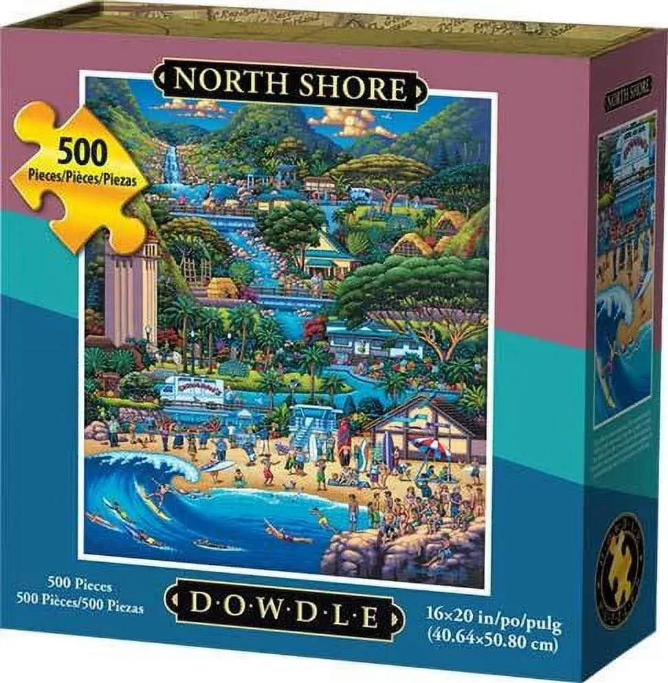 Dowdle North Shore 1000 Piece Puzzle Painting The Town Collectable Series