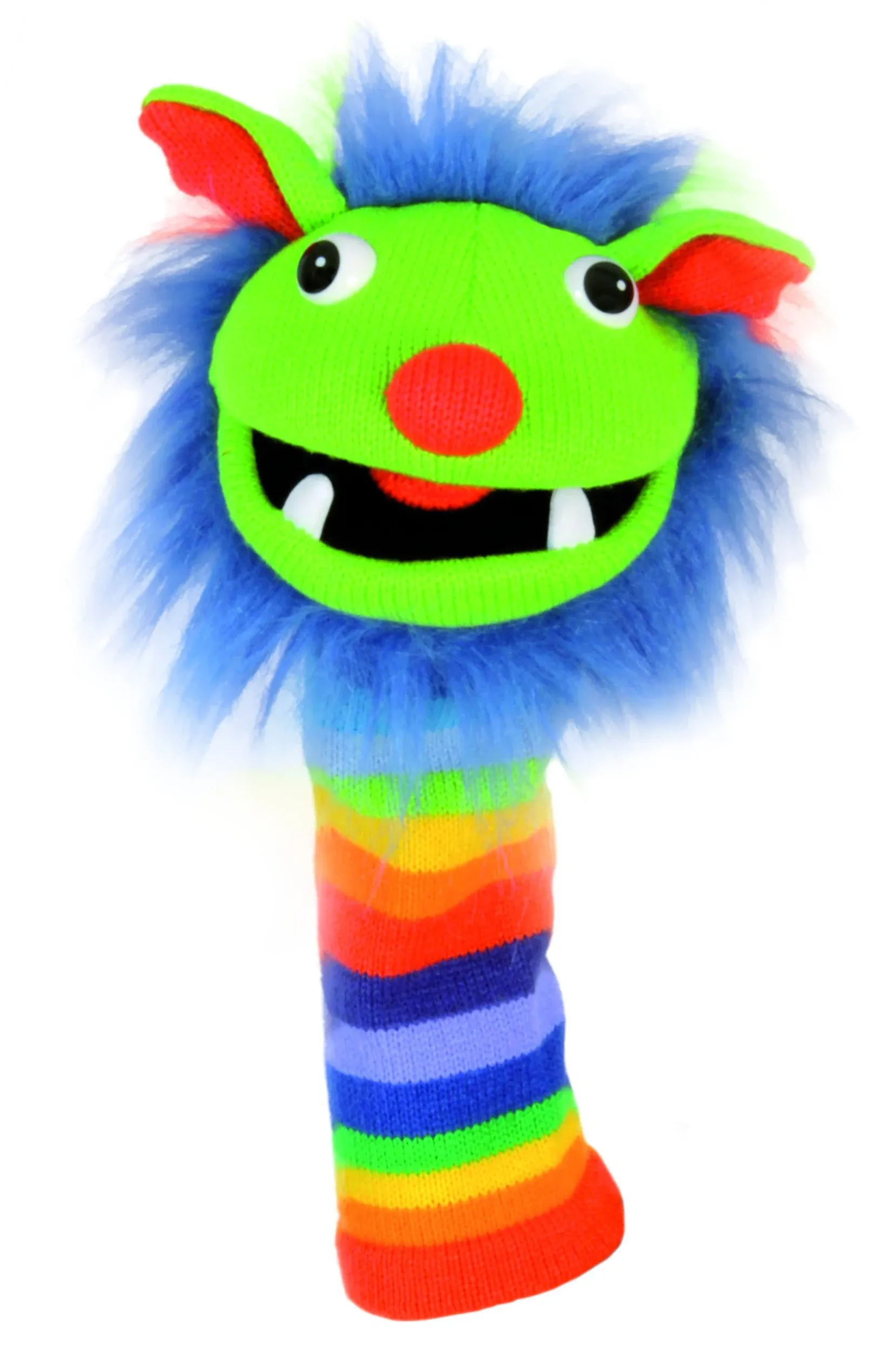 The Puppet Company - Knitted Puppet -Rainbow Multicolor, 15 inches